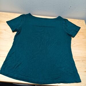 Nine West Teal Short Sleeve Top